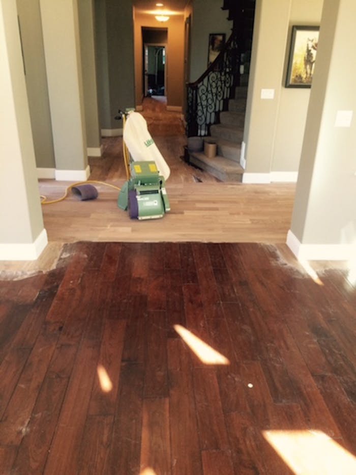 Refinishing Engineered Floors With, Can Pre Engineered Hardwood Be Refinished