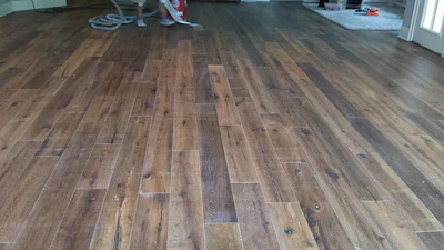 6 22 15 Tape Damage Wood Floor 2