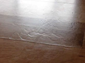 Dents, Such As These From Furniture Legs, Will Not Be Hidden By Recoating