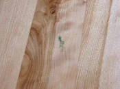 Mystery Marks Such As This Green Smudge Are An Unknown As To Whether They Will Or Won't Come Out