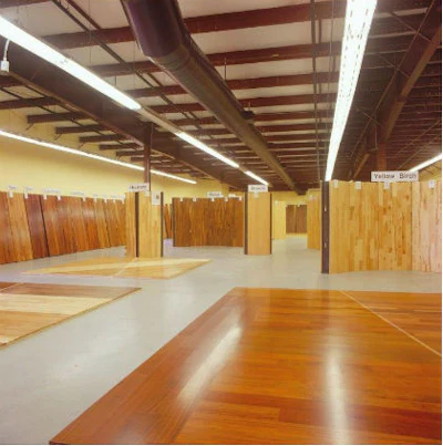 Planet Hardwood's showroom is 6,000 square feet.