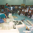 Where it all began: the NOFMA/NWFA school in Memphis, Tenn.; this one was in September 1997. On the panel you can see Mickey Moore, Daniel Boone (kneeling) and John Bast Jr.