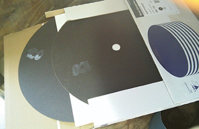 On15 Tot Abrasive Discs Cardboard On15