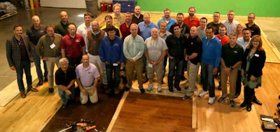 The students and instructors from the NWFA Inspector School, Sept. 29–Oct. 1.