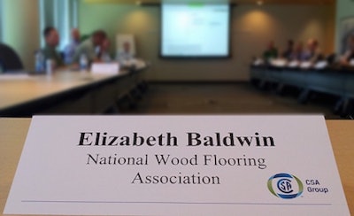 (I was asked to represent the National Wood Flooring Association on the committee.)