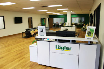 The new Lägler facility in Denver is co-located with Palo Duro Hardwoods. It includes classroom and hands-on training areas, plus warehouse space to supply North American customers with Lägler sanding machines and parts. Machine repair also takes place at this location.