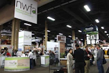 Traffic was brisk at the NWFA Pavilion.
