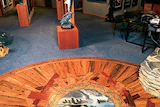 Wood mixes with water for Marzalek's aquatic scene. - Click to enlarge