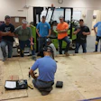 My friend Lenny Hall in action at the Atlanta school.