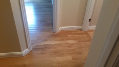 8 16 16 Doorway Transition Cupped Floor