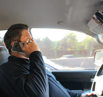 Gilbert manages the company from his truck, which means a lot of mileage and a lot of minutes on the phone.