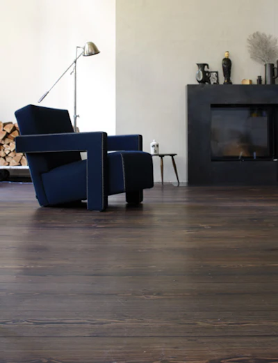 The hardwood floor is accessible after only two coats applied within two days.