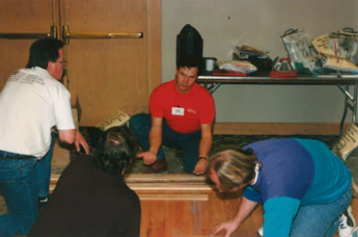 Daniel Boone teaching in 1995.