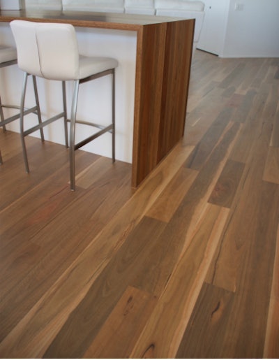Outback Flooring's Australian Native in spotted gum.