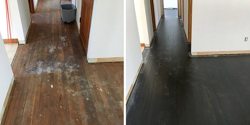 Pet Stains On Wood Floors, How To Get Rid Of Black Urine Stains On Hardwood Floors