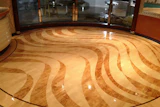 Allstate Flooring sanded and finished this 2013 Wood Floor of the Year Award-winning floor installed by Czar Floors.