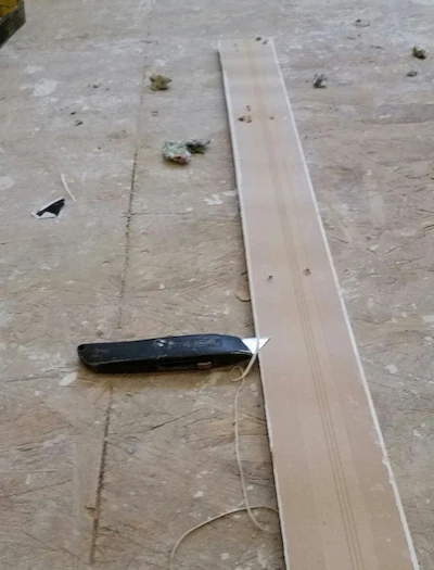 4 21 Cutting Caulk Line