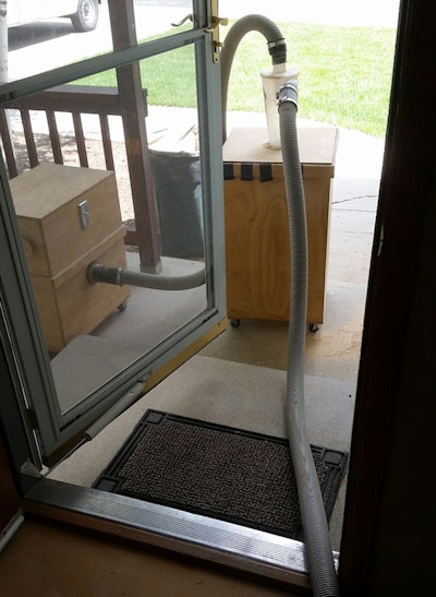 5 26 17 Dust Containment Front Door