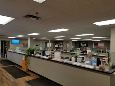 The order desk at Denver Hardwoods new facility.