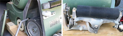 Machine maintenance is important regardless of what kind of floor you're sanding, but due to the buildup from pine sap and oil when dealing with reclaimed pine, we make sure to blow out our sanders and clean our rollers routinely.