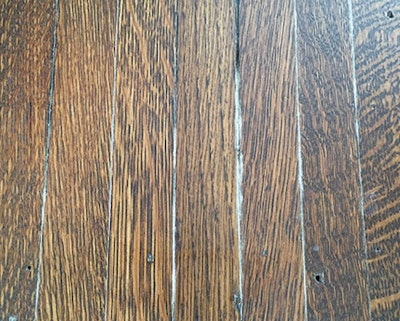 Contaminants between boards can wreak havoc when refinishing.