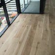 We had no margin for error regarding floor movement on this job. Using our 10-board technique before installation was critical to success.