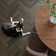 Bona DriFast® Stain Graphite over waterpopped white oak.