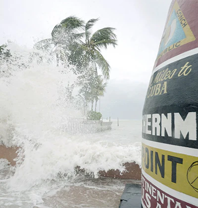 Zoltan Boros and his family rode out Hurricane Irma in Key West, Fla., the southernmost point in the United States.
