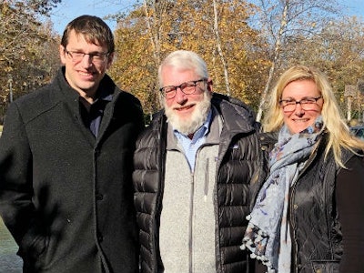 From left: Conor Hawkins, Jay Hawkins and Kellie Hawkins Schaffner.