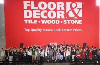 More than 150 state and local dignitaries, business partners and Floor & Decor associates gathered Feb. 2 for the ribbon-cutting of Floor & Decor’s new Savannah distribution center.