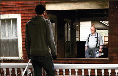 Cody Griffith talks with a man who used to work for his great grandfather.