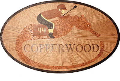 With today's AutoCAD programs, customers can get a relatively accurate rendering of their inlay as it progress from line drawing (top) to rendering (middle) before being produced in wood (bottom). Rendering by Christopher D. Antes at Custom CAD Design LLC; inlay by Daniel Antes Marquetry.