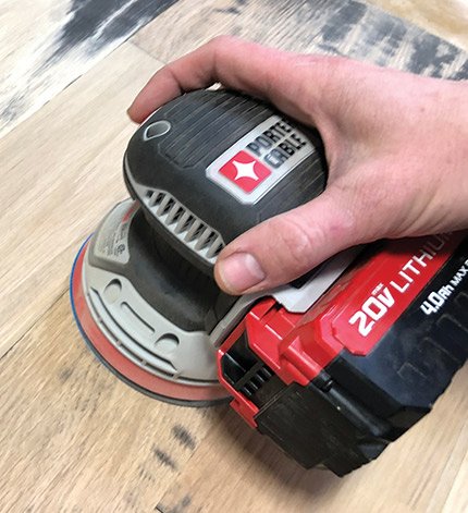 Porter-Cable Cordless Palm Sander 