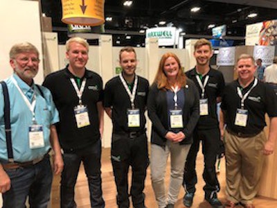 From left to right: Steve Paulson, Woodborn USA LLC, Brad Paulson, CEO Woodborn USA LLC, Ben Pickler, CEO Osmo Wood and Colour Canada Ltd., Nadine Fortriede, Export Manager North/ Central and South America, Osmo HQ Germany, Dirk Horstmann, Wood Finish Consultant International, Osmo HQ Germany, John Armfield, National Sales Manager Woodborn USA LLC
