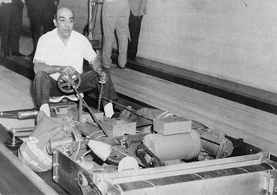 That's my grandfather running his G&G Maxi Sander.
