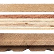 Do your customers understand the realistic expectations for their flooring and its wear layer? At top, one of the newer hybrid-type products that has an actual wood veneer—a wear layer or 0.6 mm—and an HDF core. This product may be (carefully) abraded and recoated. Middle, an engineered wood floor with a 4.2-mm wear layer over Baltic birch plywood; even though it is engineered this floor can be sanded and refinished. Bottom, a solid piece of 3⁄4-inch-thick red oak flooring that can be resanded multiple times by a pro.