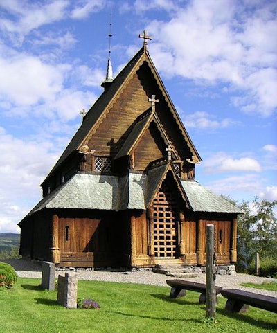 A large number of coins were found in the wood floors of the Reinli Stave Church in Norway, built during the second half of the 13th century. Photo by John Erling Blad