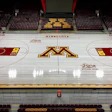 The maple flooring of the historic Williams Arena, AKA “The Barn,” was given a new look by Athletic Performance Solutions over the summer. (Photos courtesy of Michael Blexrud)