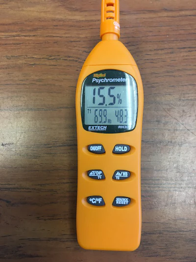 12 17 18 Extec Digital Psychrometer