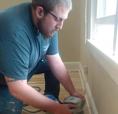Greg Marion started working in the industry at the age of 18. At 22, he's now running a crew at Floor Crafters.