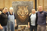 Instructors (left to right) Avedis Duvenjian, Howard Brickman, Vartan Arutyunian and Greg Ceglarski.