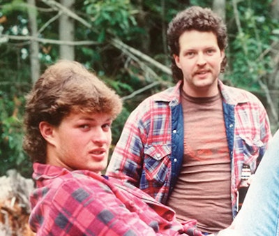 Brothers Mark Teljeur (sitting) and Ron Teljeur pictured close to the era when this story actually happened.