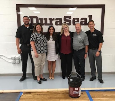 The DuraSeal team at the grand opening July 30. Pictured left to right: Toby Merrill, Amy Riemersma, Alisia Field, Christina Rowe, Larry Lefevre and Ryan Hollo.