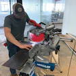 Top, the saw was easy to run, with good power.