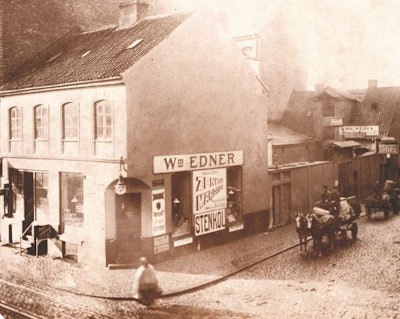 The first Bona store, originally owned by Wilhelm Edner.
