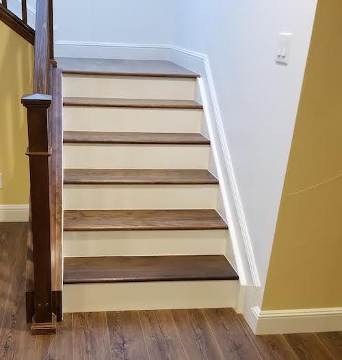 Wood Floor of the Week: Clever Staircase Transitions From Light to Dark | Wood Floor Business Wood Floor Of The Week: Clever Staircase Transitions From Light To Dark | Wood Floor Business