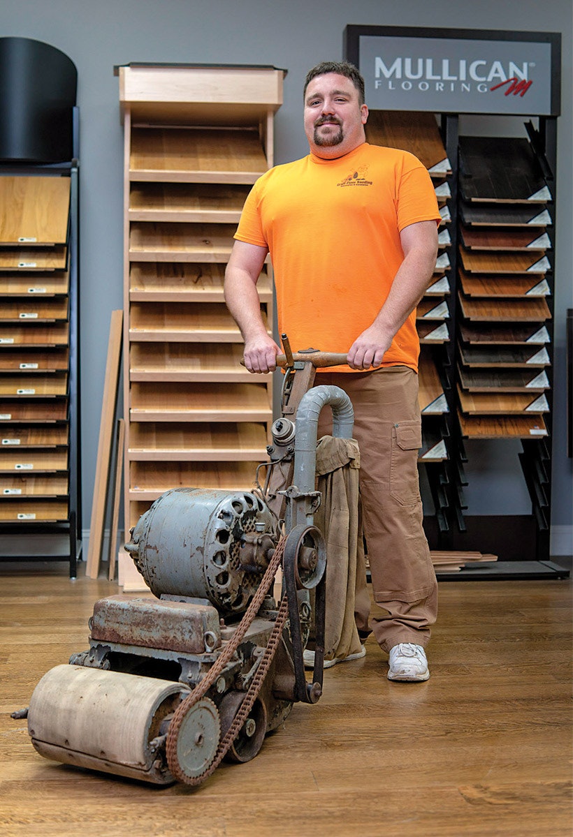 1920s Floor Sander a Daunting Reminder of the Old Days Wood
