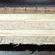 This engineered floor's veneer appeared to be upside down.