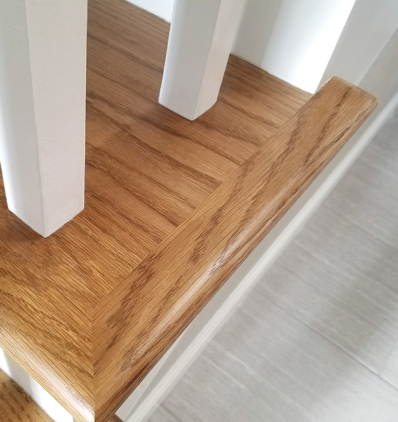 How I Do These Treads Mitered Returns Wood Floor Business