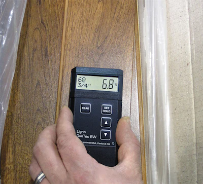 Proper installation starts with checking the wood when it arrives at the job site.